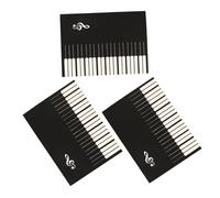 COSMEVIVI Quaderno per Spartiti Musicali 3 Pezzi, Libro di Musica per Pianoforte e Chitarra, Quaderno del Pentagramma Portatile per Composizione e Memorizzazione, Adatto a Studenti