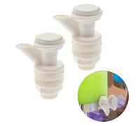 COSMEVIVI Rubinetto erogatore acqua 2Pezzi, PP bianco, riutilizzabile, facile da installare, per dispenser acqua e bevande fredde