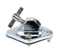 COSMEVIVI Supporto Per Gambe Basso Tamburo in Lega Di Base Stabile Per Batteria Accessorio Resistente Per Batteristi Principianti e Professionisti Facile Da Pulire e Installare