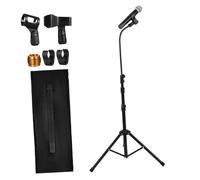 COSMEVIVI Supporto Per Microfono Regolabile in 3 Pezzi Per Canto Palco Feste Borsa Per Il Trasporto