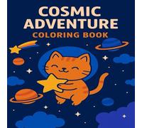 COSMIC ADVENTURE COLORING BOOK: Simple Space Coloring for Young Explorers
