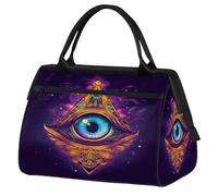 Cosmic All Seeing Eye, borsa sportiva da viaggio per donne e uomini, borsone da viaggio di grande capacità, impermeabile, da portare con sé, per palestra, viaggi, attività all'aperto