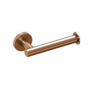 COSMIC Architect SP Portarotolo di Carta Igienica Senza Coperchio per il Bagno di Design Circolare e Minimalista. Supporto di Carta per WC in Metallo. Accessorio per Bagno di Colore Rame Spazzolato