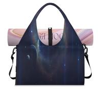 Cosmic Art - Borsone sportivo per donne e uomini, borsa da viaggio con scomparto per scarpe, borsa a tracolla per yoga, palestra, viaggi, Colore, L, Organizer per borse