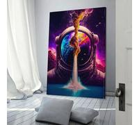 Cosmic Astronaut 3, decorazione da parete per camera da letto, bagno, tela, 20 x 30 cm