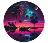 Cosmic Beach-Puzzle für Erwachsene, 1000 Teile, schwierige Puzzles für Erwachsene, Geschenk zum Selbermachen, Spaß, geeignet für die Dekoration von Zuhause, Wohnzimmer, Büro, 1000 Teile (67,5x67,5cm)