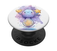 Cosmic Bilancia - Zodiac Design Avec Heart & Star PopSockets PopGrip Adesivo