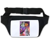 Cosmic Cats - Marsupio con gatto astronauta, colore: Bianco