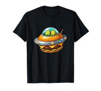 Cosmic Cheeseburger Astronave Pickle UFO Maglietta