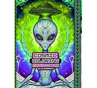 COSMIC COLORING: A Gray Alien Coloring Book