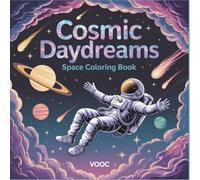 Cosmic Daydreams: Space Coloring Book for Adults Featuring Whimsical Astronauts, Dreamy Galaxies, and Peaceful Cosmic Scenes for Relaxation and Mindfulness