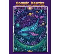 Cosmic Depths: Underwater & Space Coloring Book