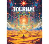 Cosmic Desert Journal: Lined Writing Notebook, 7.5 x 9.25, Creative Diary or Workbook for Teens, Boys, Girls, Men and Women, Daily Writing, Reflection & Emotional Journaling