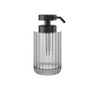 Cosmic Lido Dispenser Sapone Bagno Design Elegante e Rotondo. Dispenser per Bagno e Cucina in Vetro Ricaricabile Accessori da 300ml Grigio Fumo