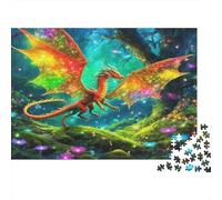 Cosmic Dragon Flying Over Lava Landscape Puzzle Impossibili 1000 Pezzi Decorazione Per La Casa. Rilassamento E Intelligence Per Adulti E Bambini Da 12 Anni 70x50cm/1000pcs