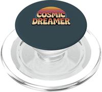 Cosmic Dreamer Retro Tramonto Logo Stile Vintage PopSockets PopGrip per MagSafe