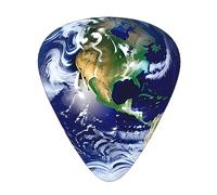 Cosmic Earth - Plettri per chitarra resistenti all'usura, sottili, medi, pesanti, 12 pezzi, adatti per chitarra, basso, chitarra elettrica, ukulele,