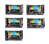 Cosmic Fire Color Packets 5PCS | Long Lasting 30-35 Minutes Pulsating Flame | Indoor & Outdoor Campfire/Fireplace/Fire Pit | 30g per Pack, 5 Vivid Colors