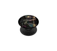 Cosmic Frog Luna Foresta Lago Surreale Natura PopSockets PopGrip Adesivo