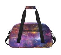 Cosmic Galaxies Nebulas - Borsone per bambini per ragazze e ragazzi, borsa da viaggio per la notte, weekender, 24 l, per sport, palestra, pratica, Colore, (24L) UK, Organizer per borse
