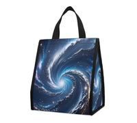 Cosmic Galaxy, borsa termica per il pranzo, per donne e uomini, borsa della spesa riutilizzabile, grande borsa termica a tenuta stagna, pieghevole, portatile, per lavoro, campeggio, picnic