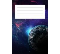 Cosmic Galaxy Composition Notebook: Aesthetic Space & Planets Lined Journal, 6x9 Inch, College Ruled, 120 Pages