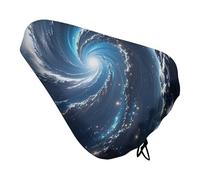 Cosmic Galaxy - Coprisedile per bicicletta con coulisse, impermeabile, protegge dal sole e dalla polvere, unisex, per mountain bike