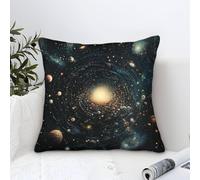 Cosmic Galaxy Federa Cuscino Moderni Pittura,Fantasy Universe Square Federe Cuscini Divano Poliestere Fodere Per Cuscini Per Divano, Soggiorno, Camera Da Letto, Auto 50x50cm
