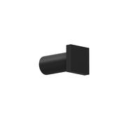 COSMIC - Gancio - Collezione Metrica | Finitura nera | Facile installazione con viti | Misure 2 x 2 x 4 cm