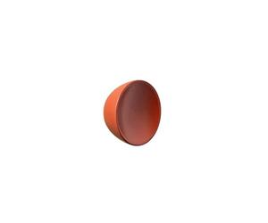 COSMIC Geyser. Appendiabiti da Parete di Design Circolare e Contemporaneo. Gancio per Asciugamani con Fissaggio Adesivo o con Viti. Accessorio in Metallo per il Bagno Colore Terracotta