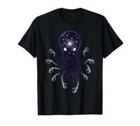 Cosmic Horror Fan Galactic Polpo Scheletro Essere Fantasy Maglietta