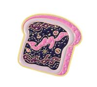 Cosmic Jar Inspire Toasts - Spilla smaltata in metallo, accessorio per bavero, zaino, distintivo, bavero, Misura unica, come descritto