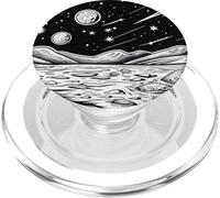 Cosmic Landscape Celestial Art Soft PopSockets PopGrip per MagSafe