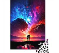 Cosmic Love Silhouette 1000 Pezzi-Puzzle Puzzle Adulti Intrattenimento Creativo Per Adulti E Bambini A Partire Da 12 Anni 70x50cm/1000pcs