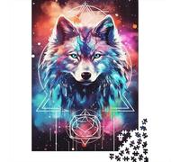 Cosmic Lupi Puzzle Impossible 1000Pcs Geometric Patterns Decorazione Per La Casa. Rilassamento E Intelligence Per Adulti E Bambini Da 12 Anni 1000pcs (75x50cm)
