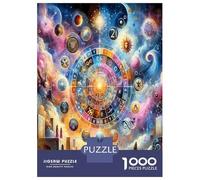 Cosmic Mandala 1000 Pezzi Puzzle Premium Harmony Art Puzzle Classico Cartone Spesso - Ultra Difficile, Anti-stress E Relax, Ideale Per Divertimento Indoor 70x50cm/1000pcs