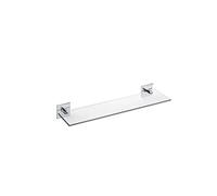 Mensola in vetro per bagno con dimensioni opzionali Duo square Cosmic