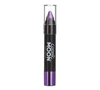 Cosmic Moon - Stick metallico per pittura facciale/Matita cosmetica per il viso e per il corpo - 3.5g - Crea facilmente dei disegni come un professionista! - Viola