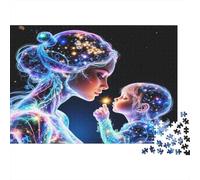 Cosmic Mother And Child Puzzle Impossibili 1000Pcs Decorazione Per La Casa. Giochi Rilassamento E Intelligence Per Adulti E Ragazzi Da 14 Anni 52x38cm/1000pcs