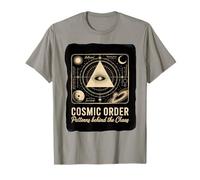 Cosmic Order Patterns Behind The Chaos Occhio Triangolo Maglietta