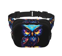 Cosmic Owl stampato multifunzionale marsupio unisex trendy messenger bag viaggio sport storage bag