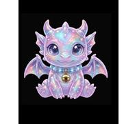 Cosmic Pets Nebula Dragon: Collector Edition Aesthetic Dotted Grid Notebook | Notatnik w Kropki Kawaii z Certyfikatem Adopcji i Checklistą | Zeszyt Szkolny i Szkicownik (7.5 x 9.25)