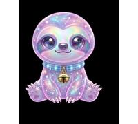 Cosmic Pets Star Sloth: Collector Edition Aesthetic Dotted Grid Notebook | Notatnik w Kropki Kawaii z Certyfikatem Adopcji i Checklistą | Zeszyt Szkolny i Szkicownik (7.5 x 9.25)