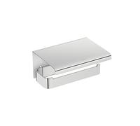 COSMIC Portablocco con coperchio in acciaio inox, facile installazione, design quadrato industriale, alta resistenza all'umidità, serie Lineb+ per bagno