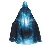 Cosmic Rays - Poncho con cappuccio, unisex, per cosplay, Halloween, feste in costume