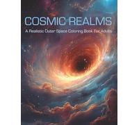 Cosmic Realms: A Realistic Outer Space Coloring Book for Adults