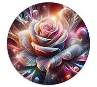Cosmic rosa-Digital Art Fantasy 1000 Pezzi Puzzle Adulti Bambini Puzzle Rotondo Creativo Giocattolo Decompressione E Regalo 1000pcs (67.5x67.5cm)