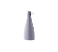 Cosmic Saku Dispenser di Sapone per Bagno di Design Minimalista Realizzato in Acrilico e Vetro. Dosatore da Piano per Bagno e Cucina. Accessorio Ricaricabile da 300 ml in Colore Lavanda