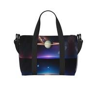 Cosmic Saturn - Borsa da palestra con stampa Saturn, borsa da viaggio per il fine settimana, adatta per viaggi di lavoro
