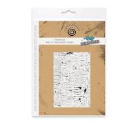 Cosmic Shimmer Andy Skinner & Katy Sue Designs - Timbro in gomma pretagliato, pretagliato, crea un design di superficie incrinata per stampaggio su supporti misti, diario artistico, creazione di